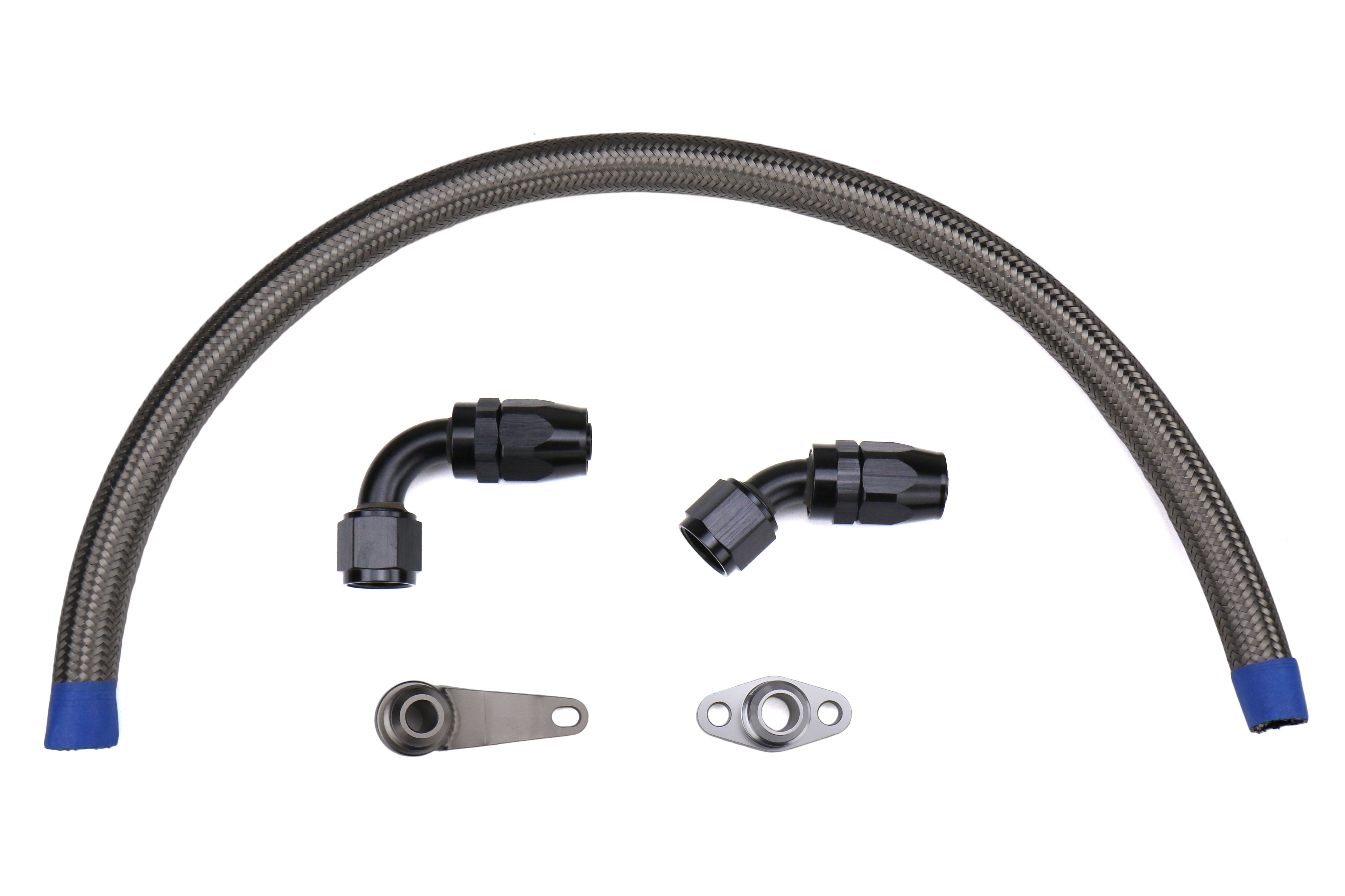 Torque Solution -10AN Turbo Oil Return Line Kit - Subaru 2002-2014 WRX / 2004-2021 STI / 2004-2006 Baja / 2004-2014 Forester / 2005-2009 Legacy / Outback / 2005-2006 Saab 9-2X
