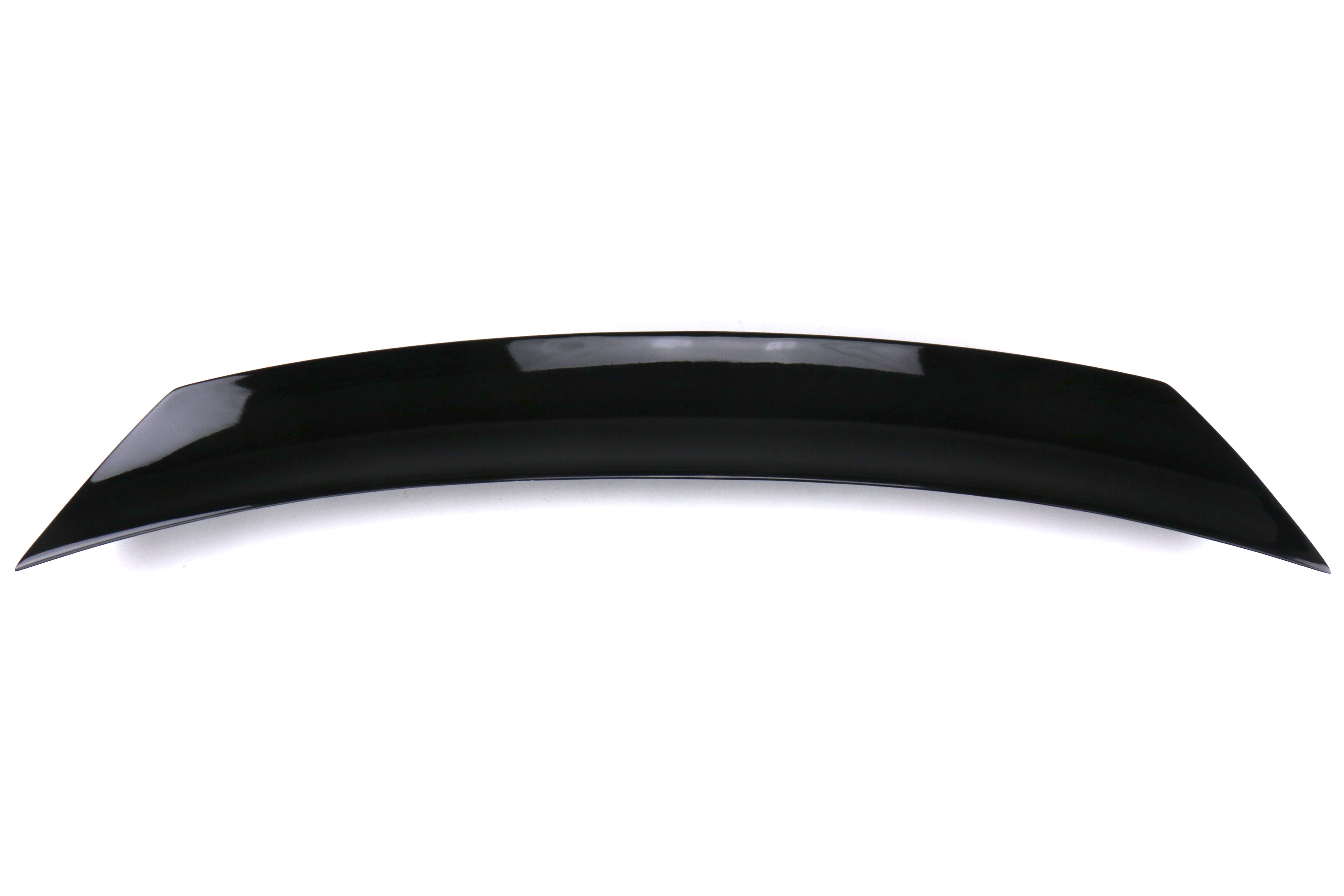 OLM Single Point Duckbill Trunk Spoiler - Crystal Black Silica / Raven (D4S) - 2015-2021 Subaru WRX / STI