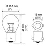 Hella Bulb 7506 12V 21W BA15s S8