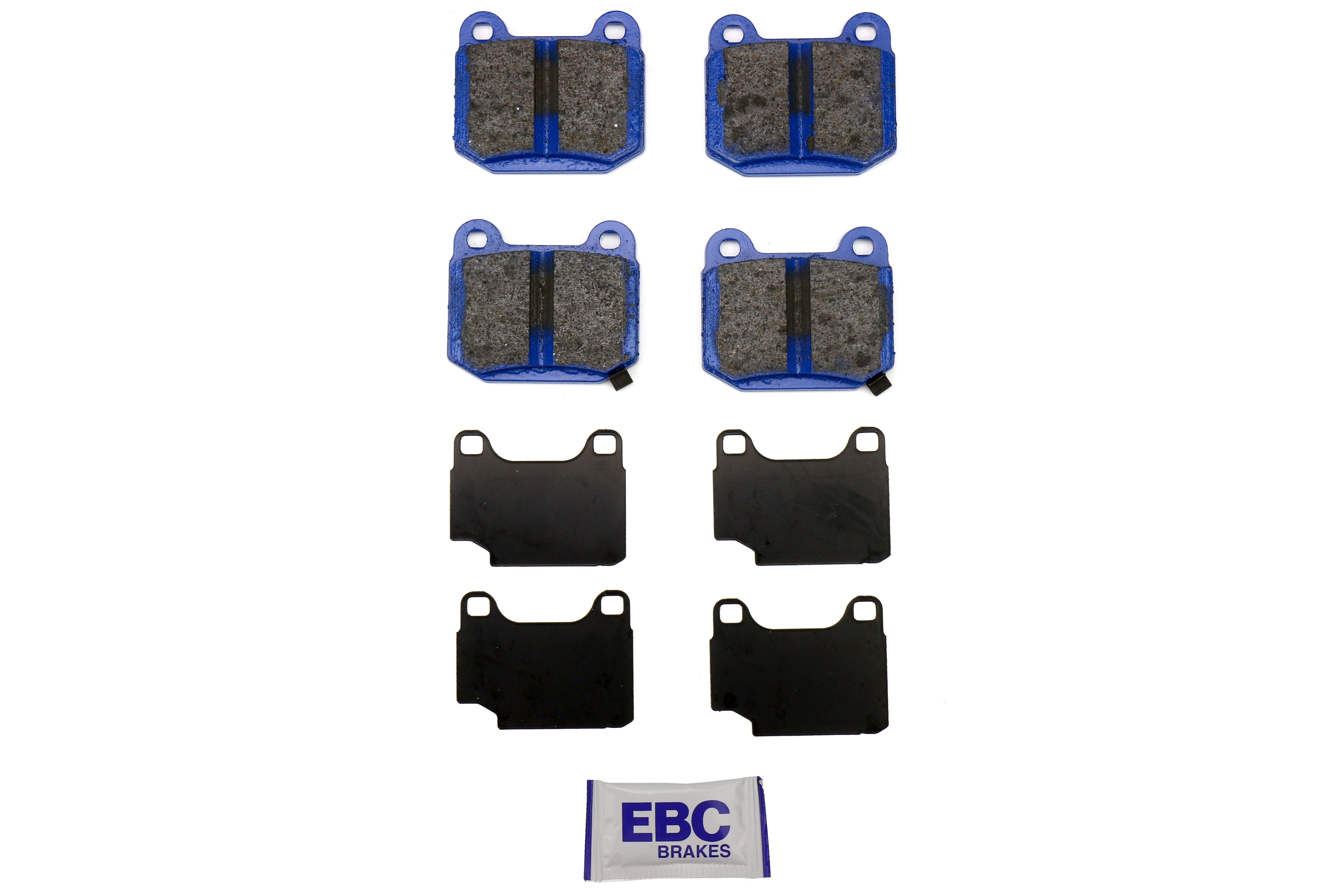 EBC Brakes Bluestuff NDX Race Rear Brake Pads - 2004-2017 Subaru STI / Mitsubishi Evo / OEM Brembo Applications