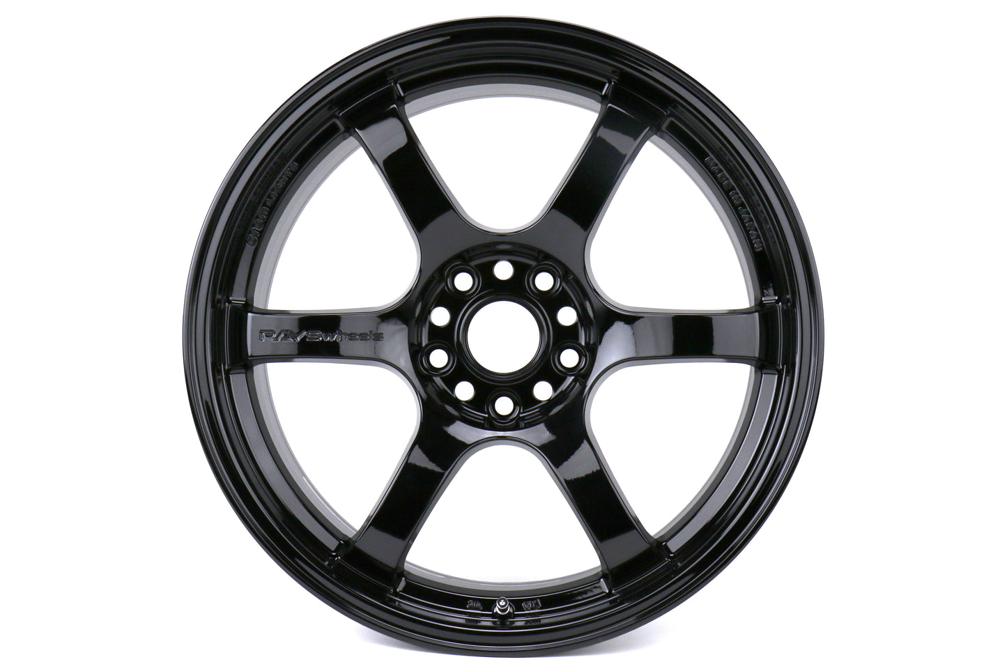 Rays Gram Lights 57DR Glossy Black 18X9.5 +38mm 5x114.3 (Single Wheel)  - 2015-2024 Subaru WRX / 2015-2021 STI / 2019-2024 Forester