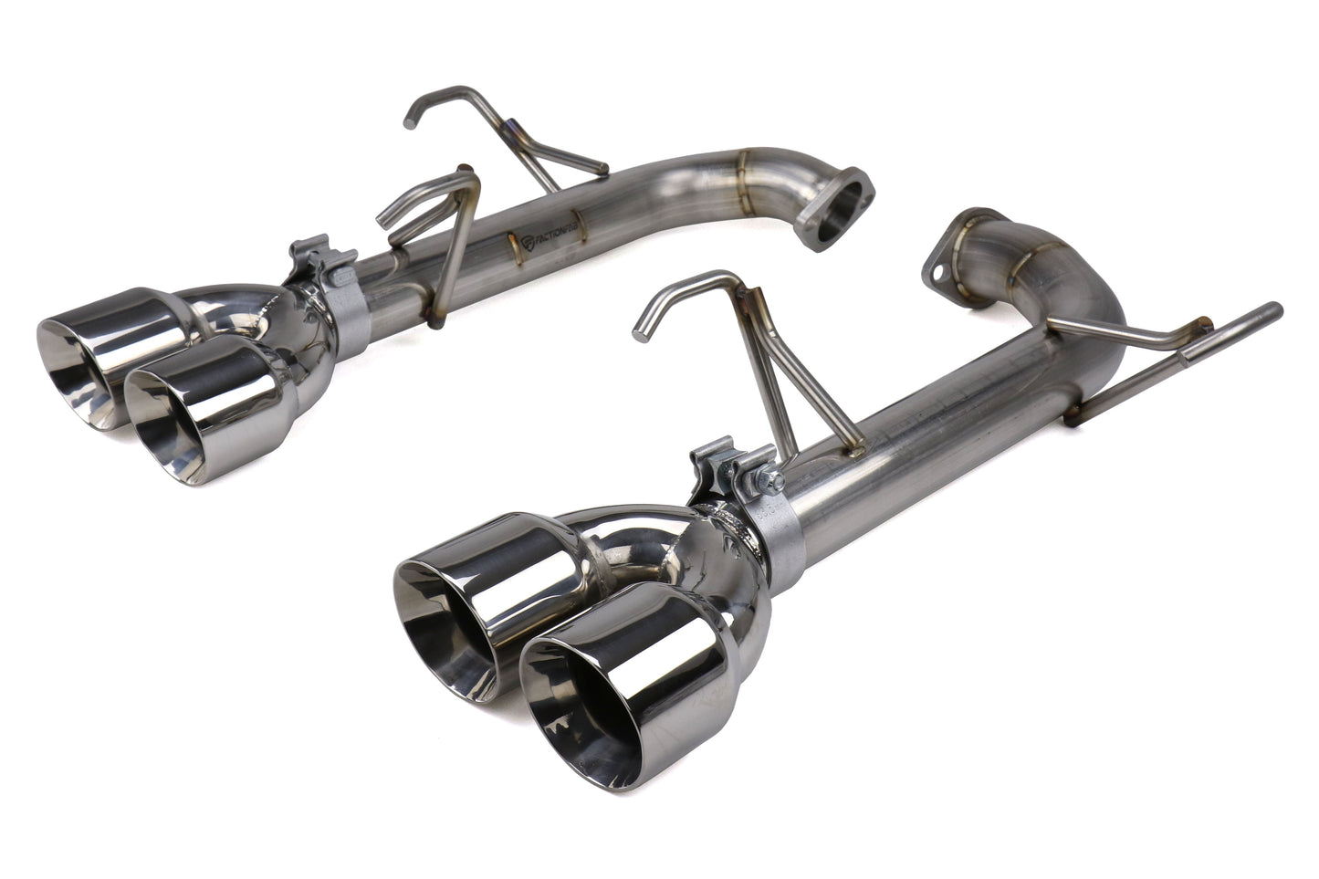 FactionFab Axle Back Exhaust w/ Polished Tips - Subaru WRX 2015-2021 / STI 2015-2018