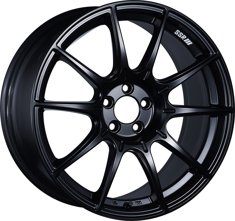 SSR GTX01 Flat Black 17x9 +38 5x100 (Single Wheel) - 2013-2016 Scion FR-S / 2013-2024 Subaru BRZ / 2017-2024 Toyota GR86