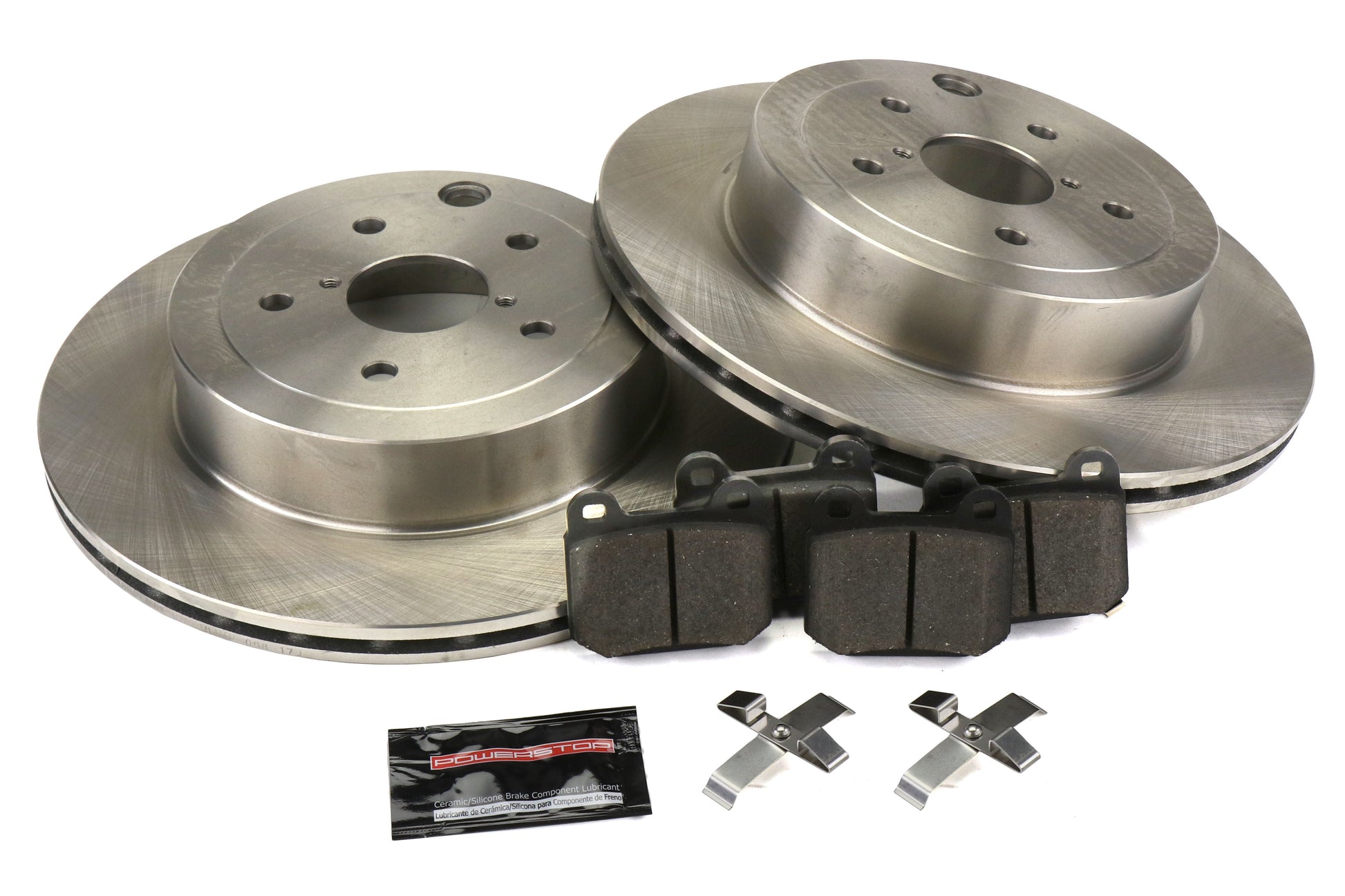 Power Stop Track Day Brake Kit (Rear) - 2015-2021 Subaru STI / 2008-2014 Impreza