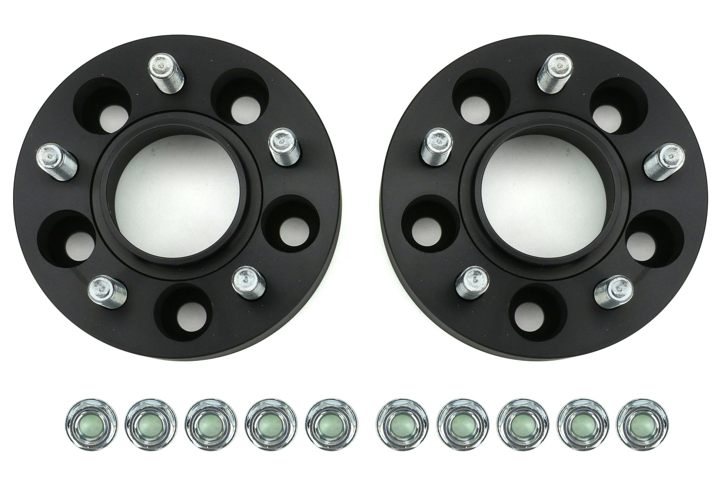 Eibach PRO-SPACER Kit 5x114.3 35mm Black Pair - 2015-2017 Ford Mustang / 2005-2021 Subaru WRX / STI / 2019-2024 Forester / 2014-2024 Outback