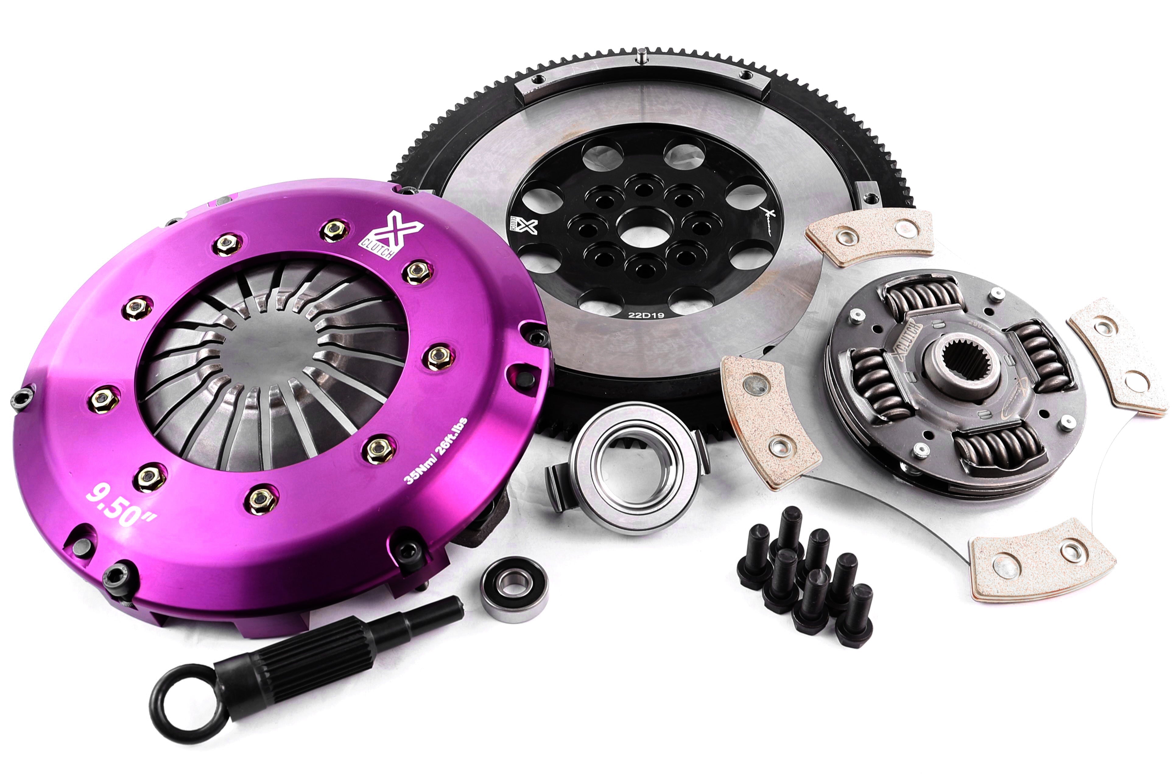 XClutch 9in Sprung Organic Clutch Kit - 2013-2016 Scion FR-S / 2013-2024 Subaru BRZ / 2017-2024 Toyota GR86