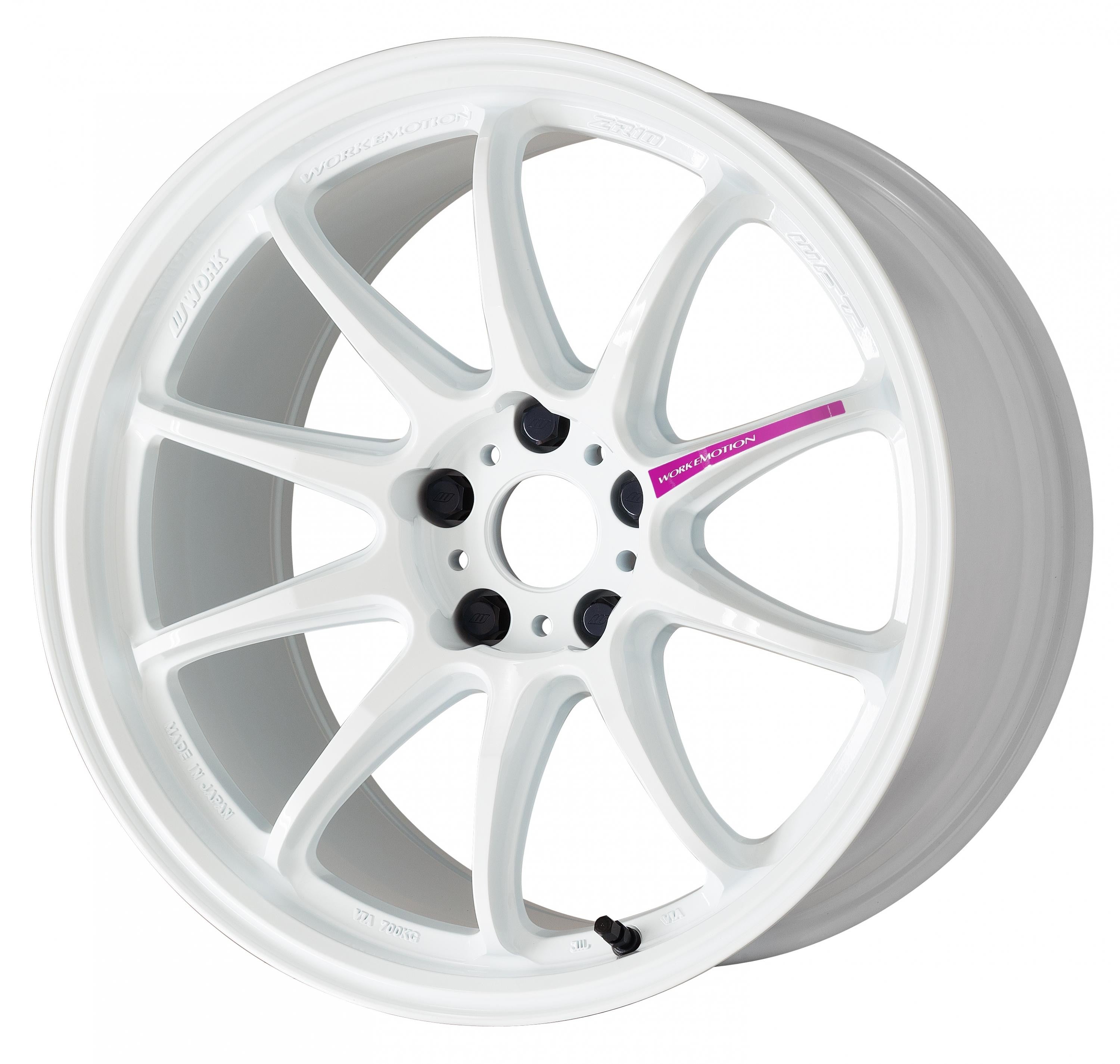 Work Emotion ZR10 Azure White (AZW) 18x9.5 +38 5x114.3 (Sold As Pair) - 2015-2024 Subaru WRX / 2015-2021 STI / 2019-2024 Forester