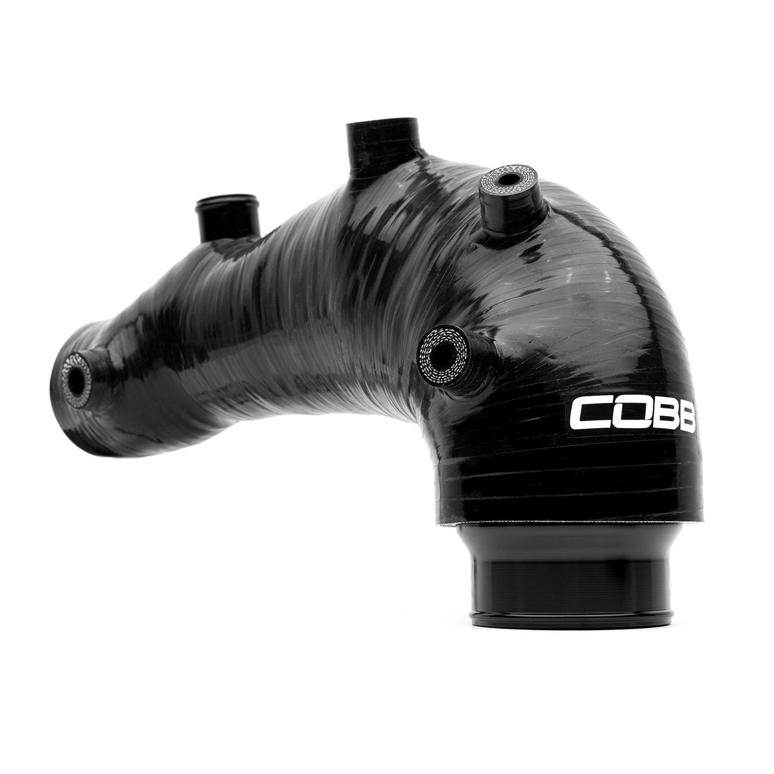 COBB Tuning Silicone Turbo Inlet V2 Black - 2008-2021 Subaru STI