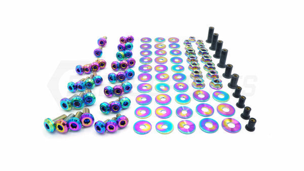 Dress Up Bolts (True Burned) Stage 2 Titanium Hardware Engine Bay Kit - 2015-2021 Subaru WRX / STI