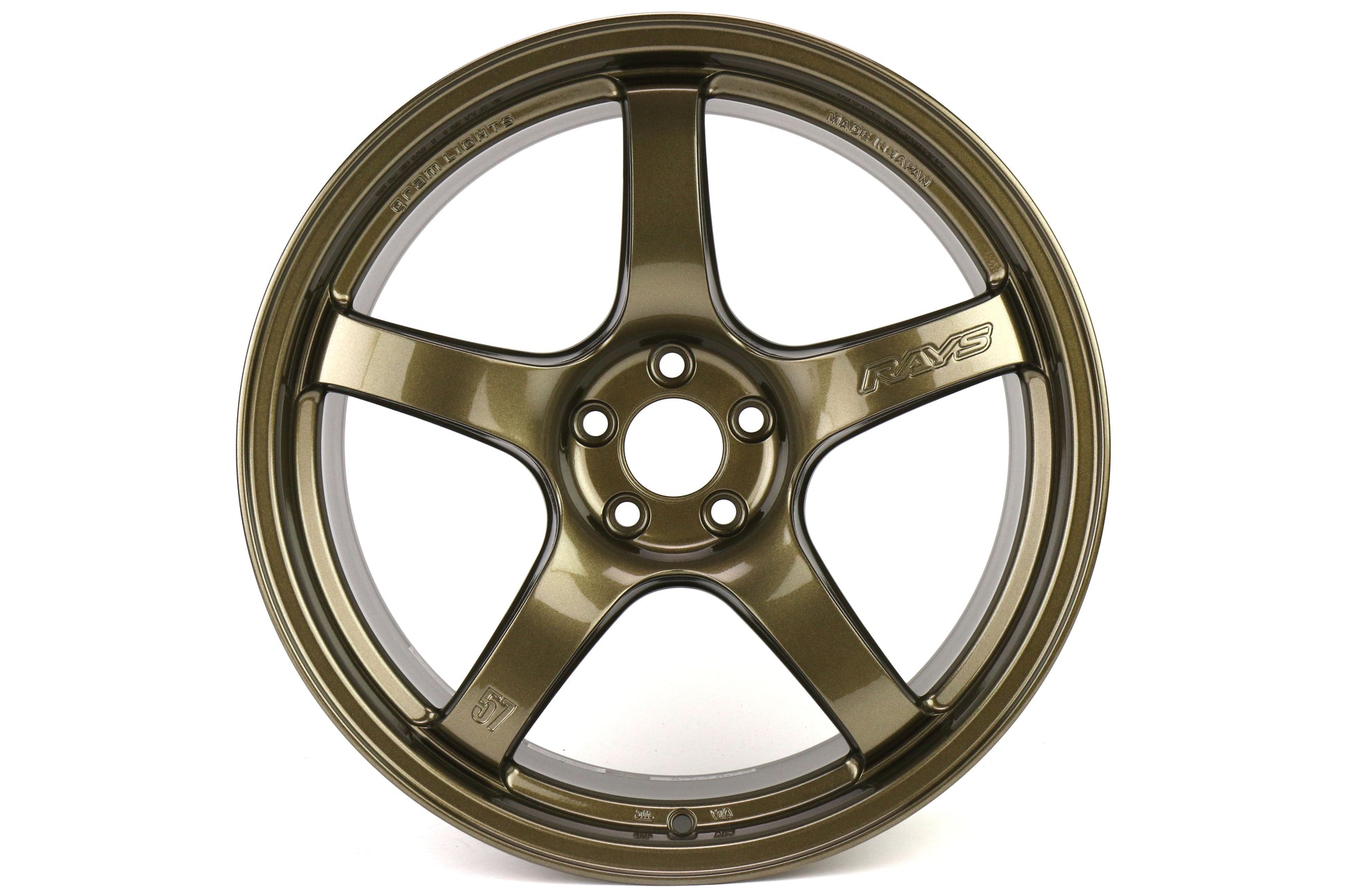 Rays Gram Lights 57CR Almite Gold 18x9.5 +38mm 5x100 (Single Wheel) - 2013-2024 Subaru BRZ / Scion FR-S / Toyota GR86 / 2014-2018 Subaru Forester