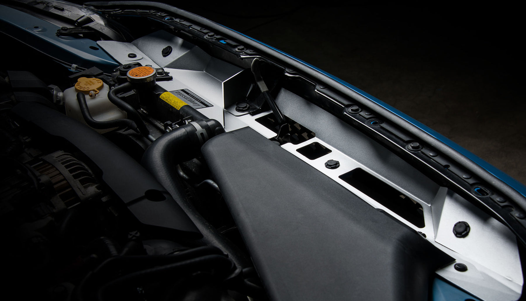 Compressive Tuning Smart Flow Radiator Shroud White - 2015-2021 Subaru WRX / STI