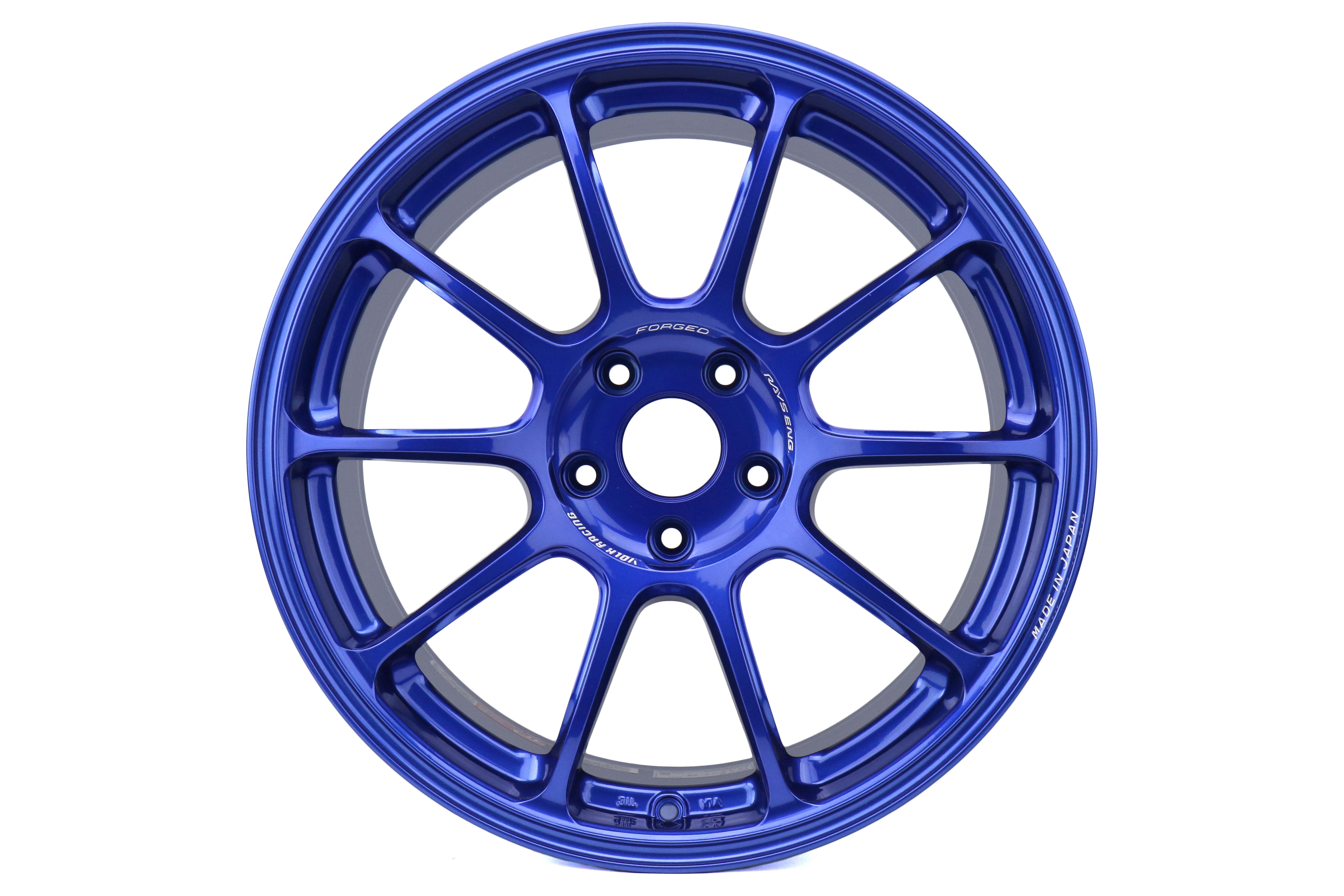 Volk ZE40 Hyper Blue 18x9.5 +38 5x114.3 Face 2 (Single Wheel) - 2015-2023 Subaru WRX / 2015-2021 STI / 2019-2023 Forester