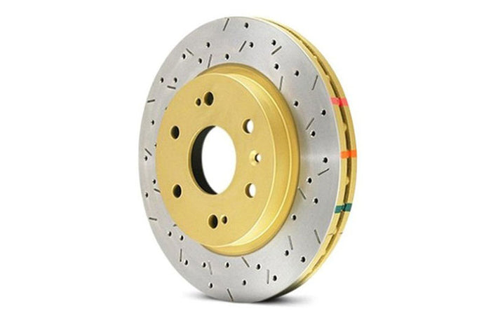 DBA 4000 Series XS Crossdrilled Slotted Front Rotor - 2017-2021 Subaru STI