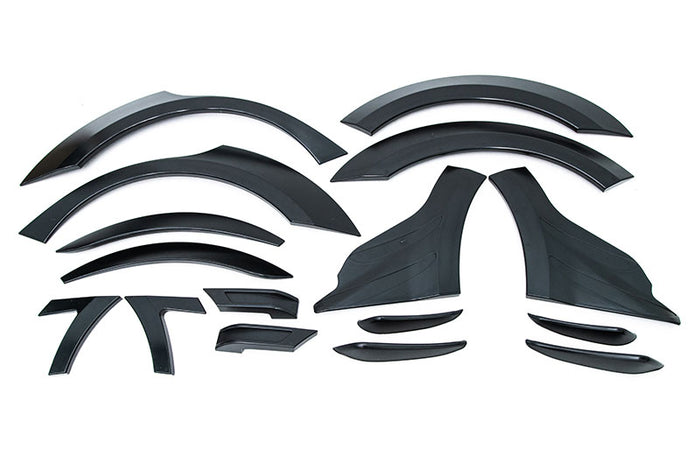 OLM S209 Style Fender Flare 12pc Set (Unpainted) - 2015-2017 Subaru WRX / STI