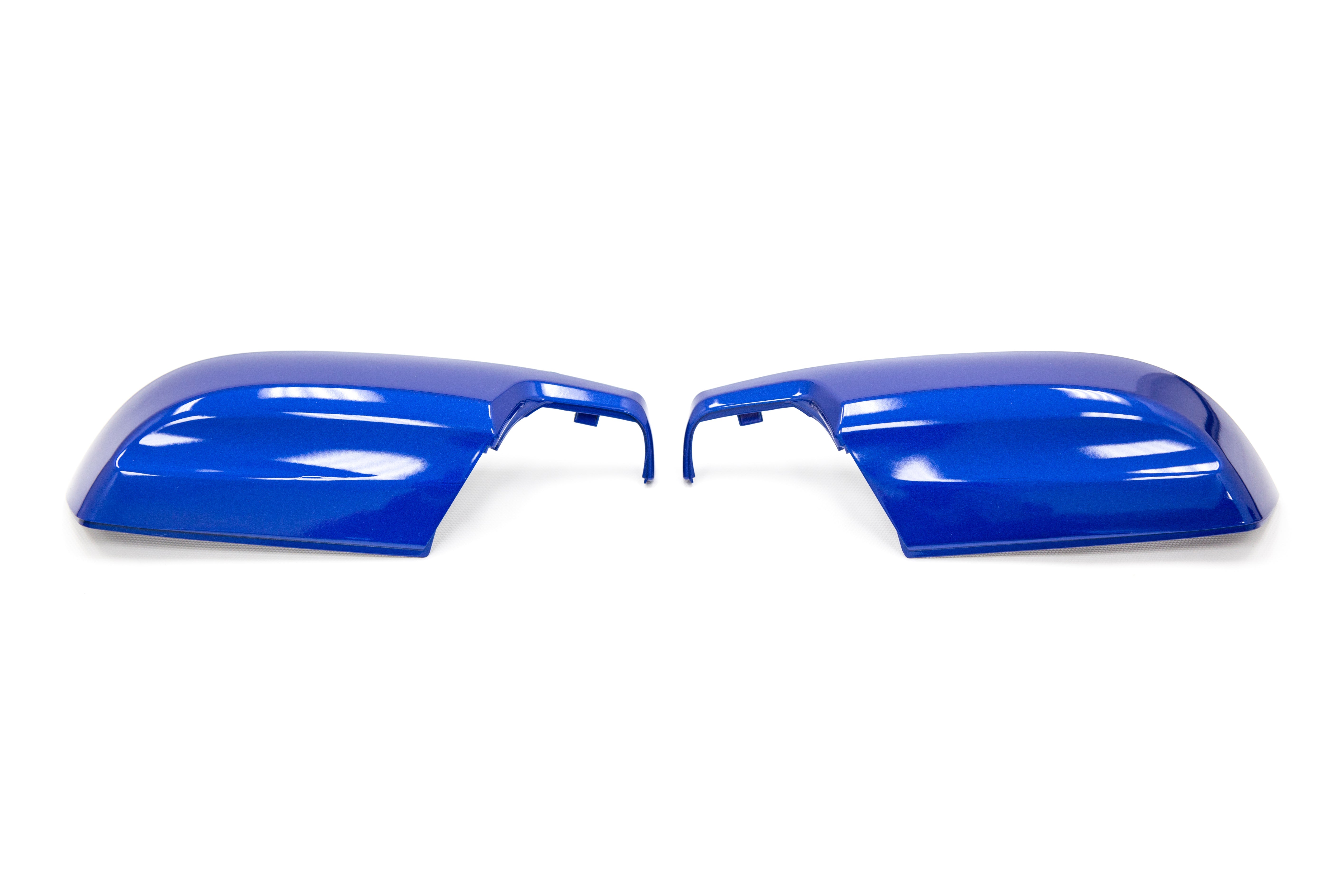 OLM Paint Matched Lower Mirror Covers - World Rally Blue Pearl (K7X) - 2015-2021 Subaru WRX / STI / 2015-2017 Crosstrek / 2015-2016 Impreza
