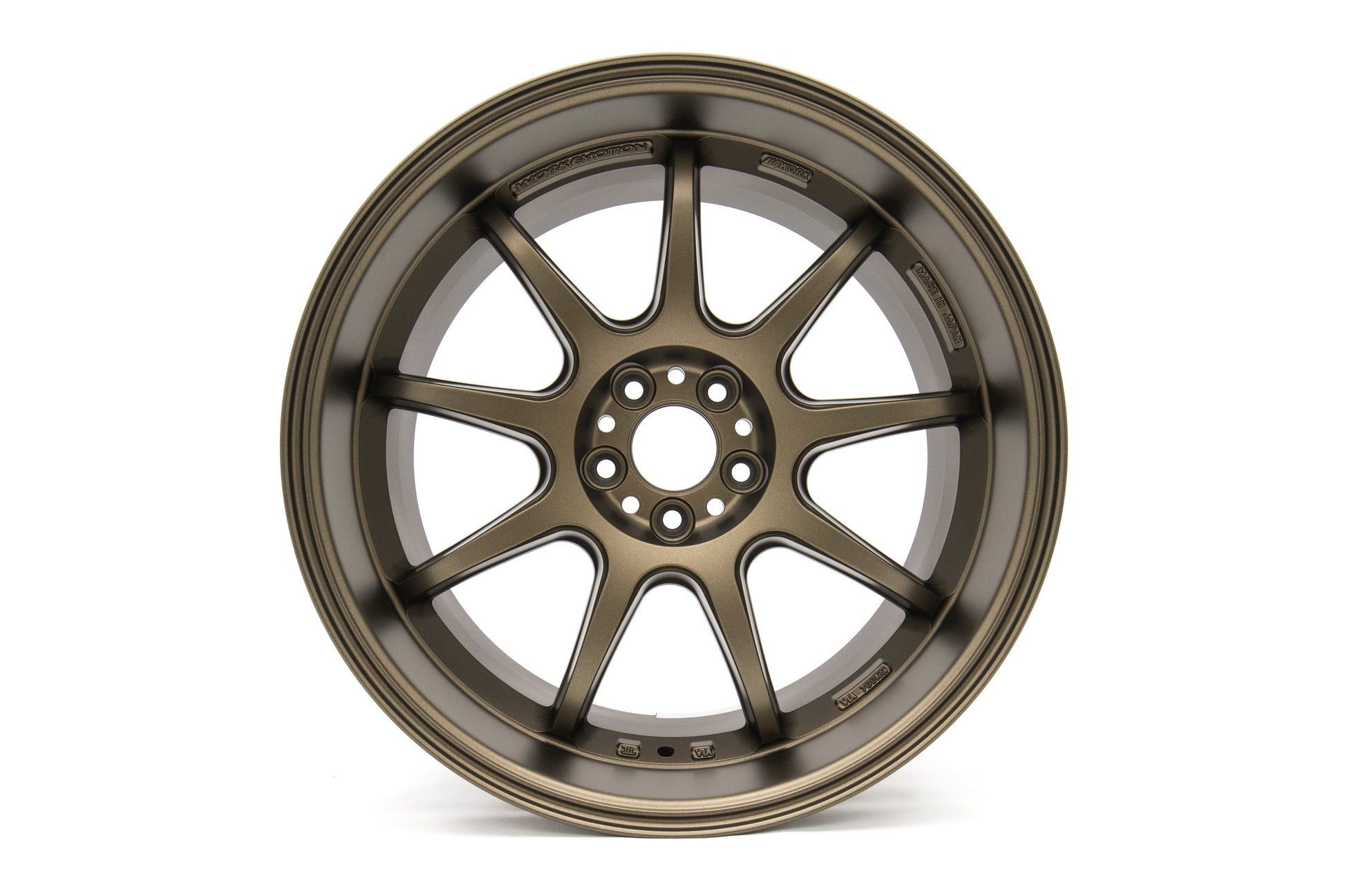 Work Wheels Emotion D9R  Matte Bronze (65mm Rim Depth) 18x9.5 +38 5x100 (Sold As Pair) - 2013-2024 Subaru BRZ / Scion FR-S / Toyota GR86 / 2014-2018 Subaru Forester