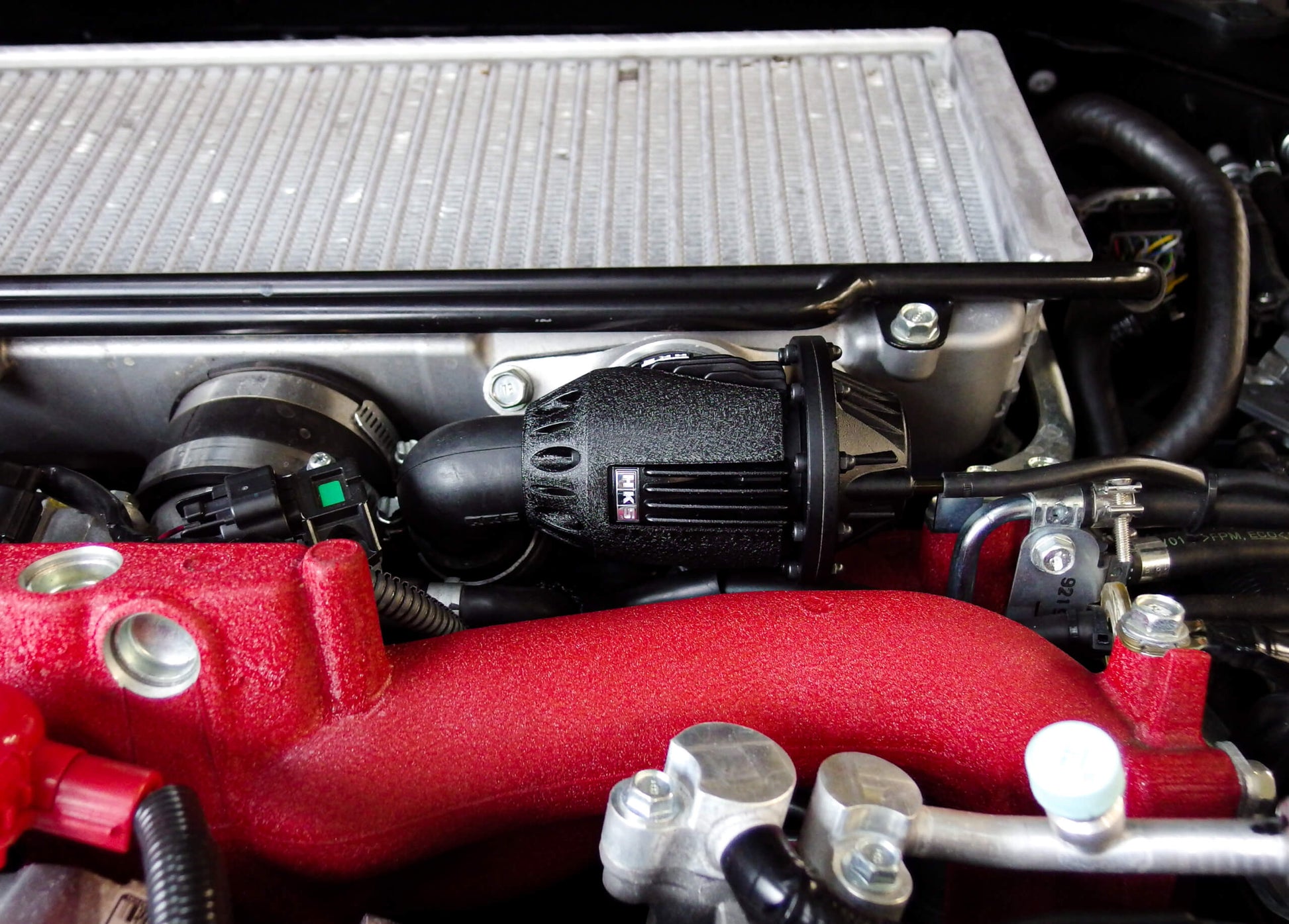 HKS SSQV4 BOV w/ Return Kit Black - 2008-2021 Subaru STI