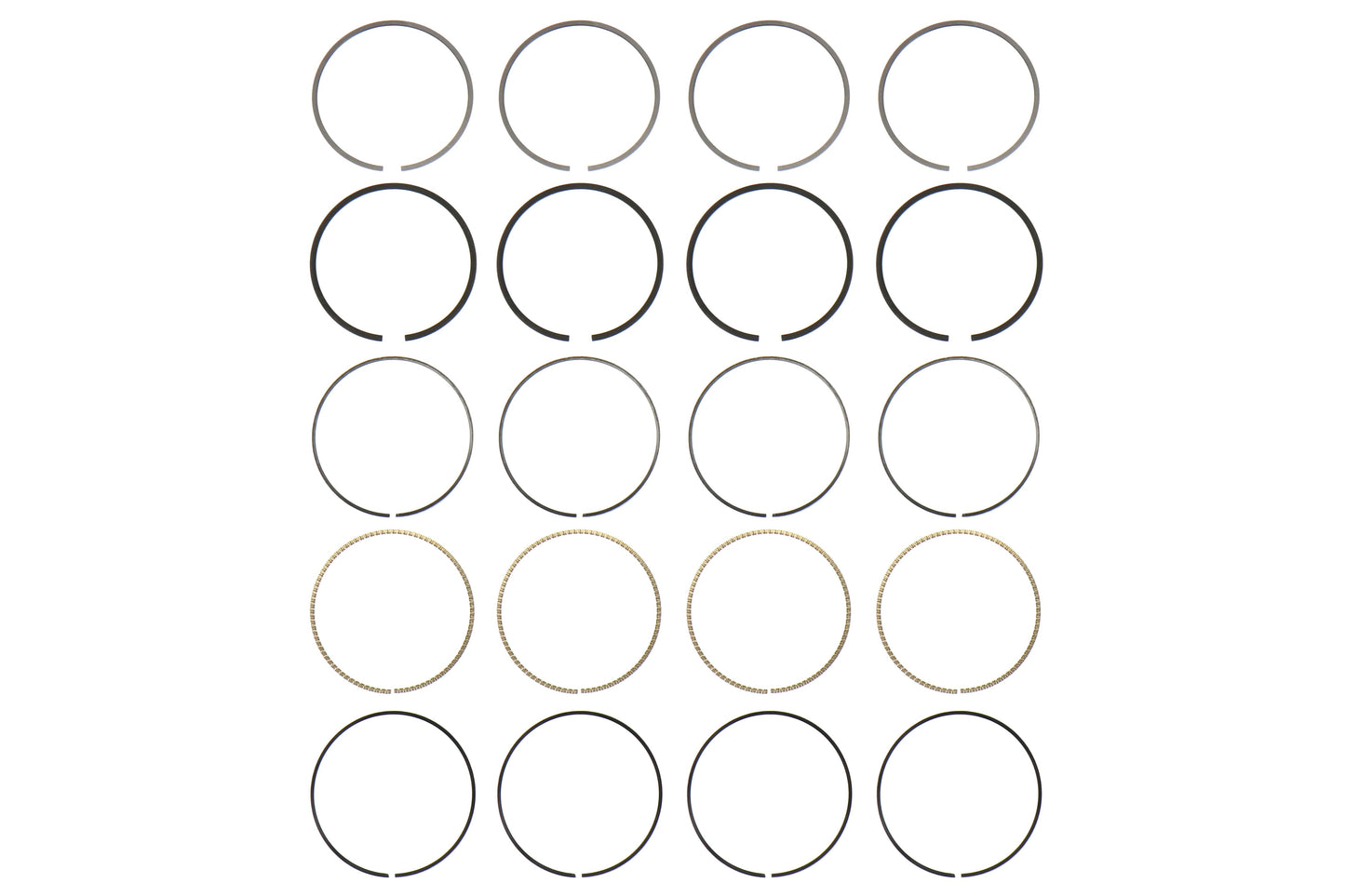 Manley Performance Piston Ring Set 99.5mm - Subaru EJ25 Turbo Models (inc. 2006-2014 WRX / 2004-2021 STI)