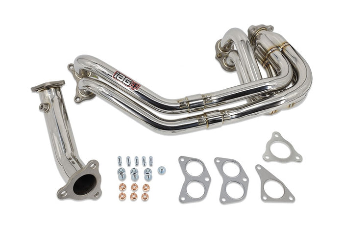 IAG Performance Unequal Length Header & Uppipe - Subaru Models (Inc. WRX 2002-2014 / STI 2004+)