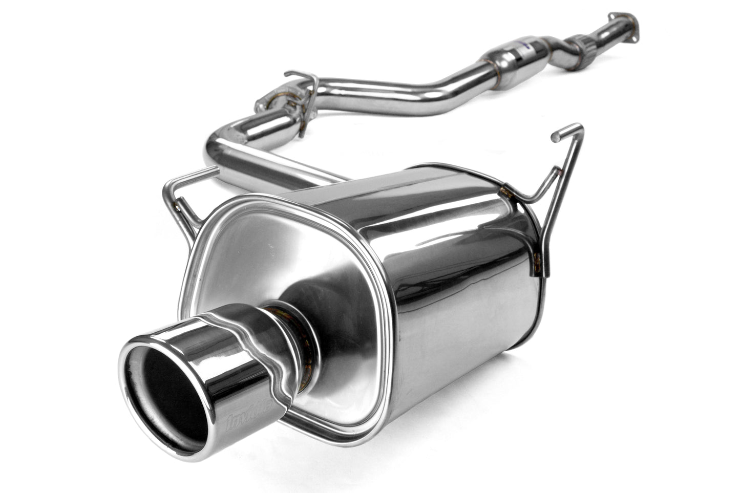 Invidia Q300 Single Exit Cat Back Exhaust - Stainless Steel Tip - 2015-2021 Subaru WRX / STI