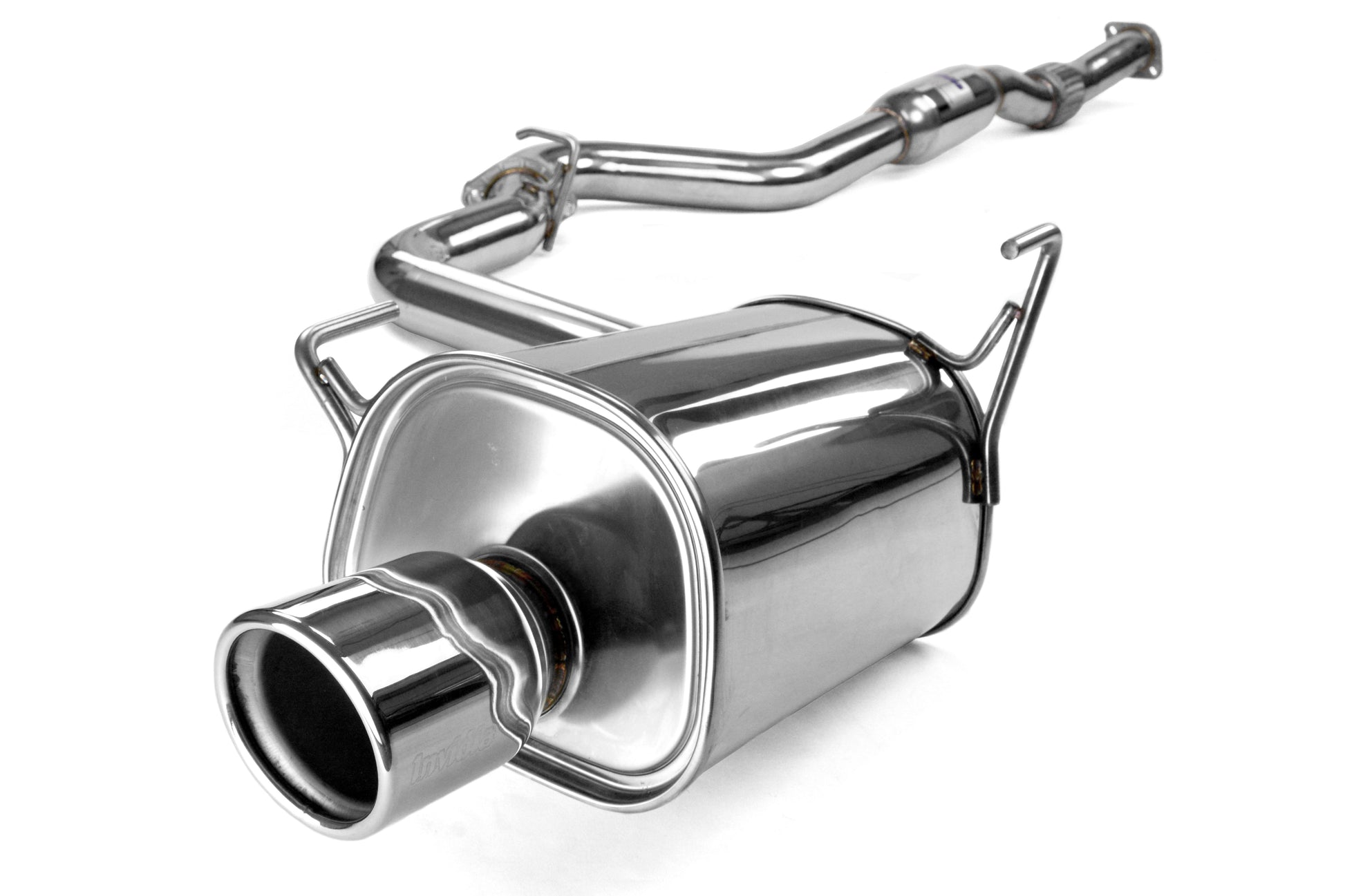 Invidia Q300 Single Exit Cat Back Exhaust - Stainless Steel Tip - 2015-2021 Subaru WRX / STI