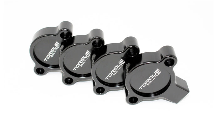 Torque Solution AVCS Cam Sensor Covers Black - Subaru 2015-2021 WRX / 2013-2021 Scion FR-S / Subaru BRZ / Toyota 86