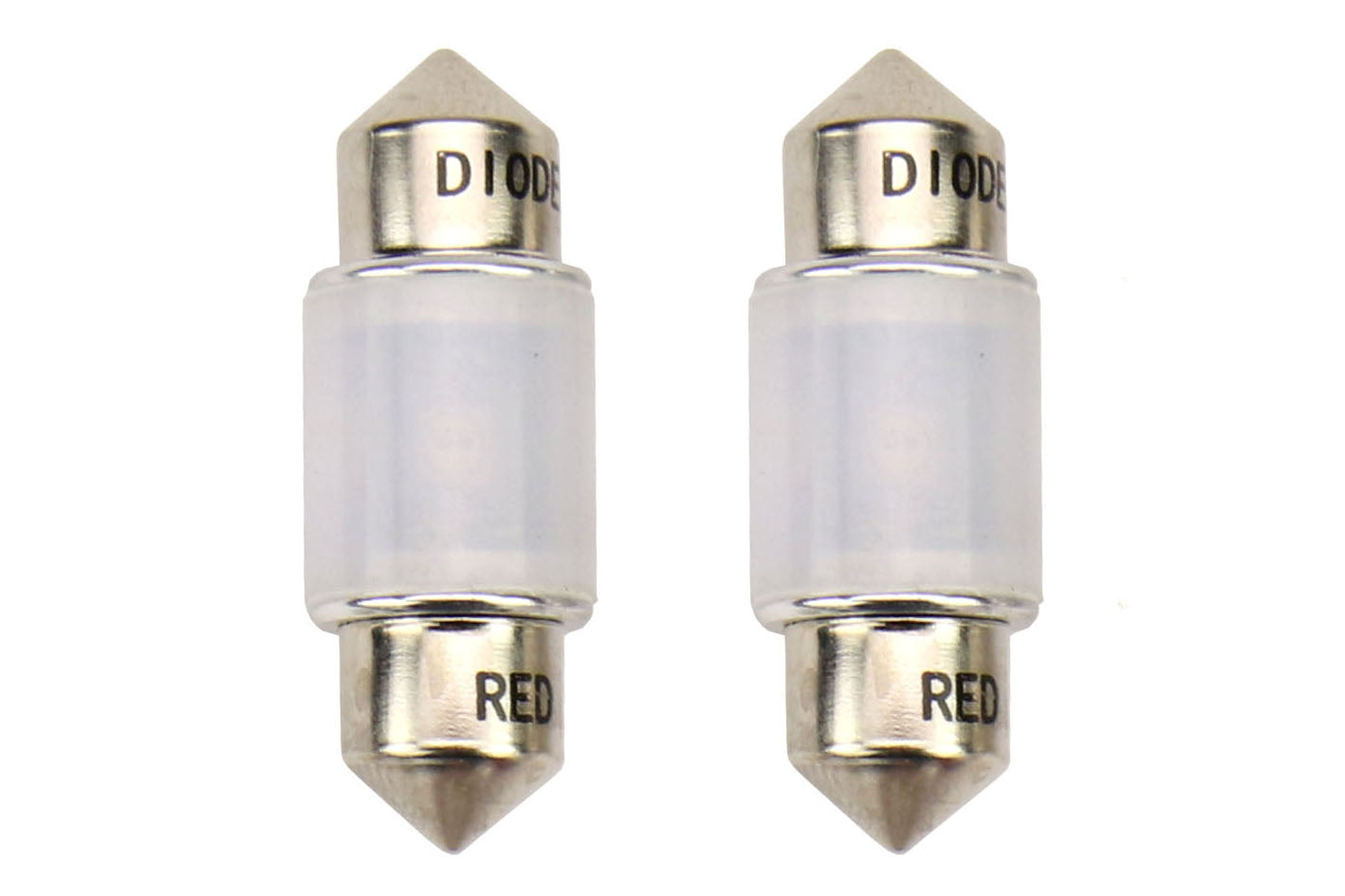 Diode Dynamics 31mm HP6 Red Bulb Pair - Subaru Models (inc. 2015-2021 WRX / STI / 2003-2018 Forester)