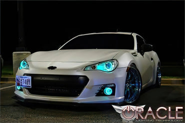 Oracle 13-17 Subaru BRZ LED Fog Light Halo Kit - Green