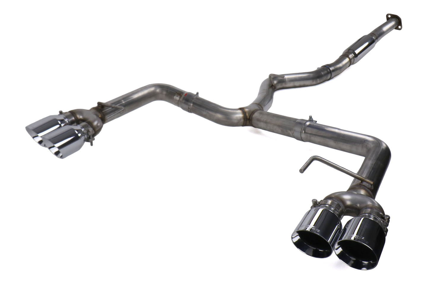 AWE Track Edition Cat-Back Exhaust (Chrome Silver Tips) - 2011-2021 Subaru WRX / STI Sedan