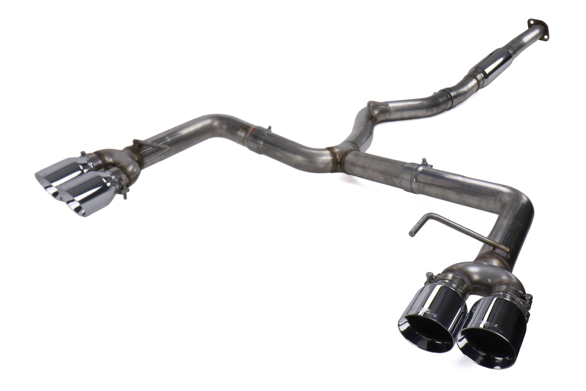 AWE Track Edition Cat-Back Exhaust (Chrome Silver Tips) - 2011-2021 Subaru WRX / STI Sedan
