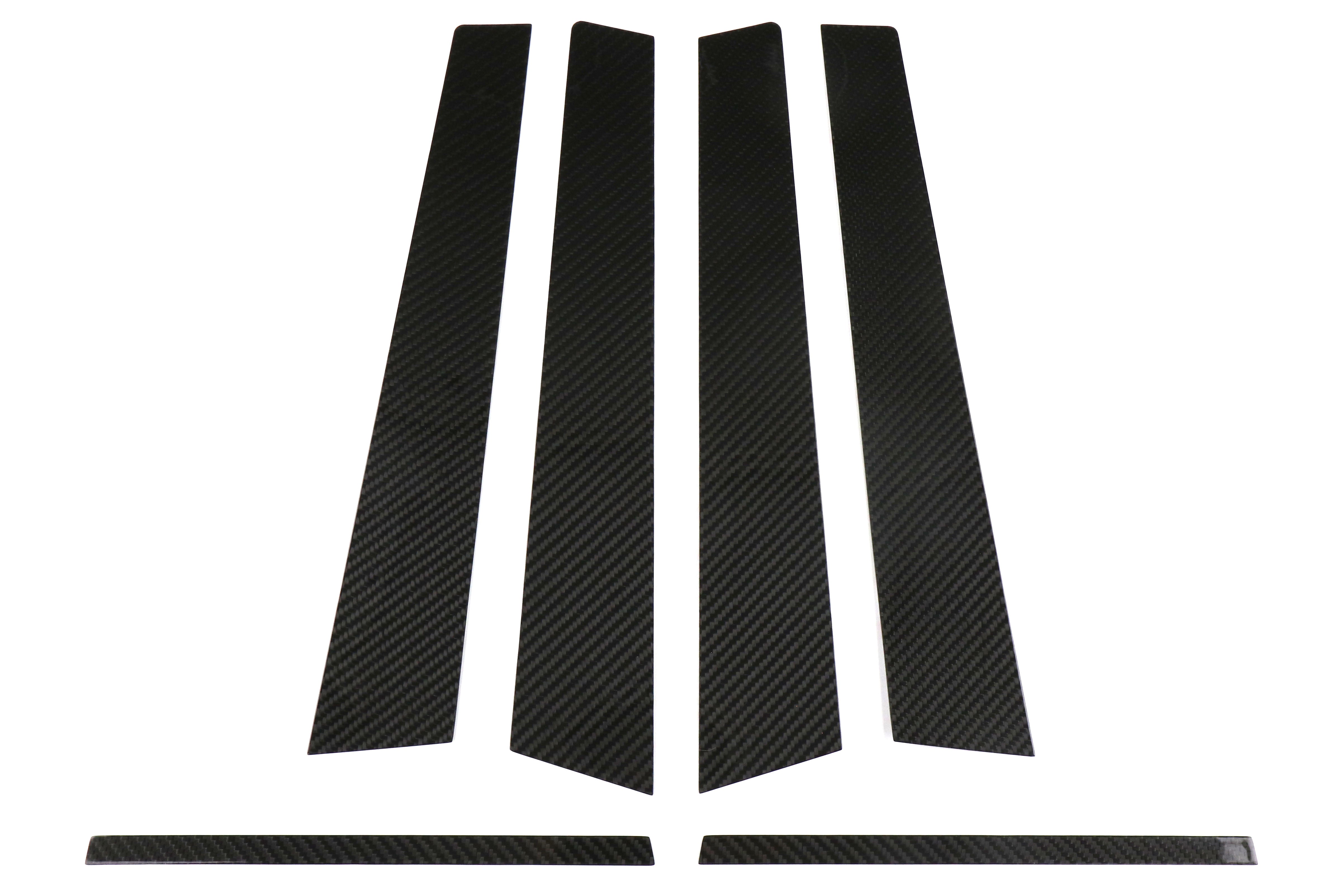 OLM S-line Carbon Fiber Door Trim - 2015-2021 Subaru WRX / STI