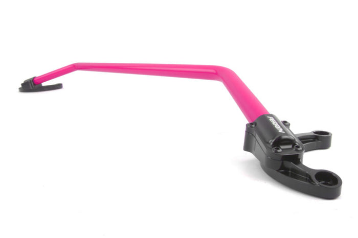 PERRIN Strut Brace w/ Billet Feet for Hyper Pink - 2008-2021 Subaru WRX / STI