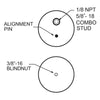 Firestone Ride-Rite Replacement Bellow 267C (For Kit PN 2361/2384/2430/2350/2458/2377) (W217606397)