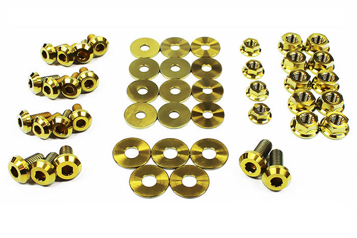 Dress Up Bolts Subaru Impreza WRX and STI (Engine Bay) VA Gold - 2015-2021 Subaru WRX/STI