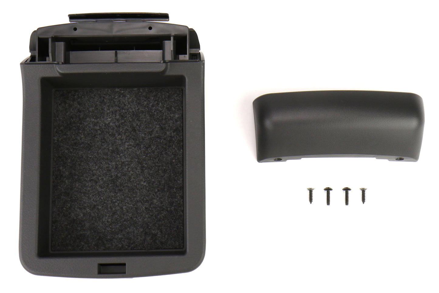 Subaru JDM Dual Console Arm Rest Extension Charcoal Gray - 2015-2021 Subaru WRX / STI