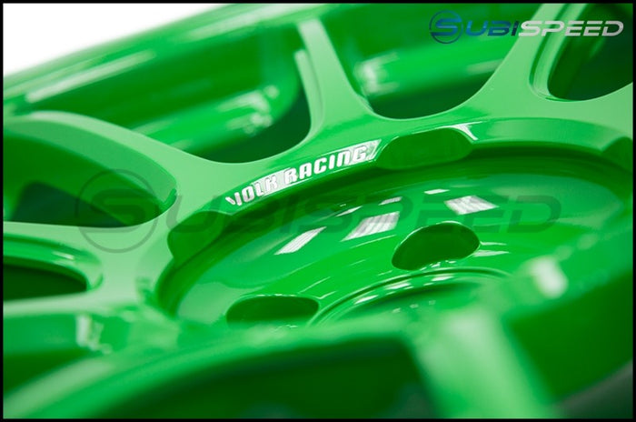 Volk ZE40 Takata Green 18x9.5 +43 5x100 (Single Wheel) - 2013-2023 Subaru BRZ / Scion FR-S / Toyota GR86 / 2014-2018 Subaru Forester