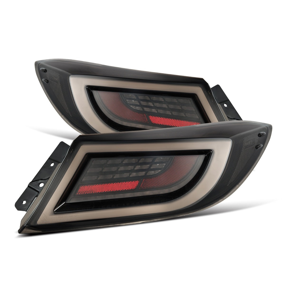 AlphaRex LUXX-Series LED Tail Lights - Black Smoke - 2022-2024 Toyota GR86 / Subaru BRZ