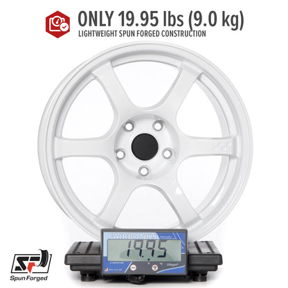 Circuit Performance CSF1 18x9.5 Gloss White 5x100 [+38mm]