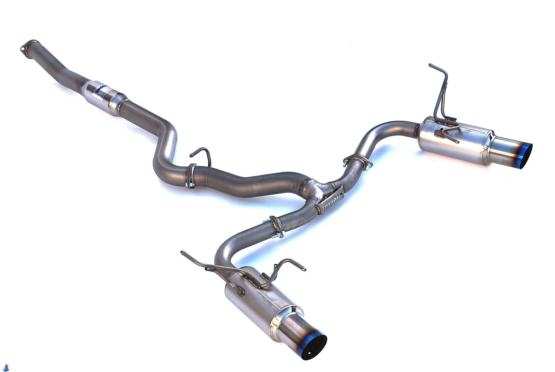 Invidia N1 Full Titanium Catback Exhaust System - Burnt End Tips - 2015-2021 Subaru WRX / STI