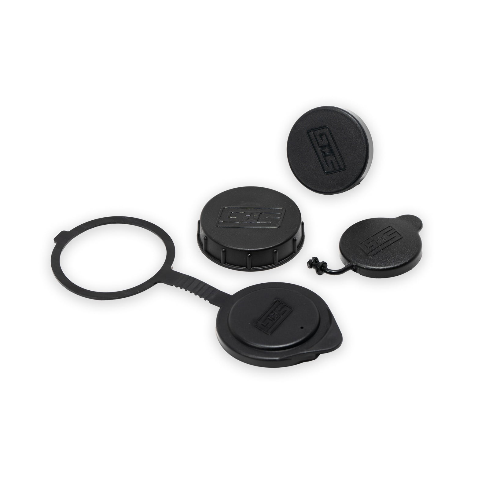 Grimmspeed Engine Bay Reservoir Cap Set - Black - 2022-2024 Subaru WRX / 2013-2024 BRZ / 2013-2016 Scion FRS / 2017-2020 Toyota 86/ 2022-2024 GR86