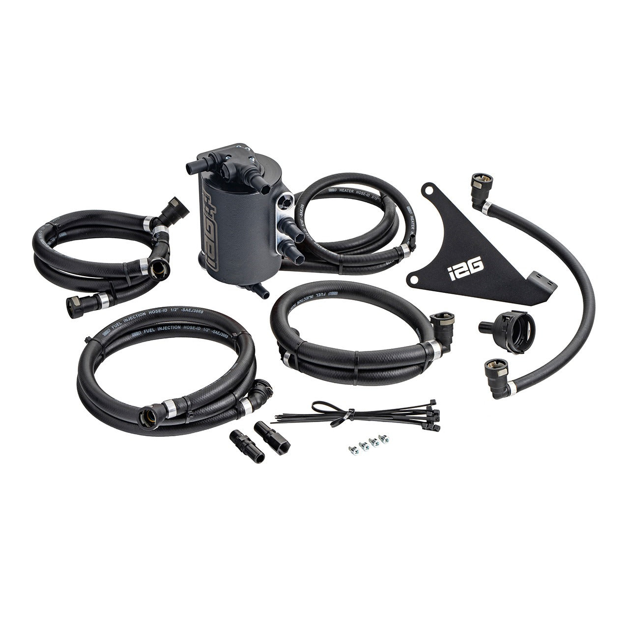 IAG Performance Air Oil Separator AOS - Black - 2008-2014 WRX / 2008-2021 STI / 2005-2009 Legacy GT