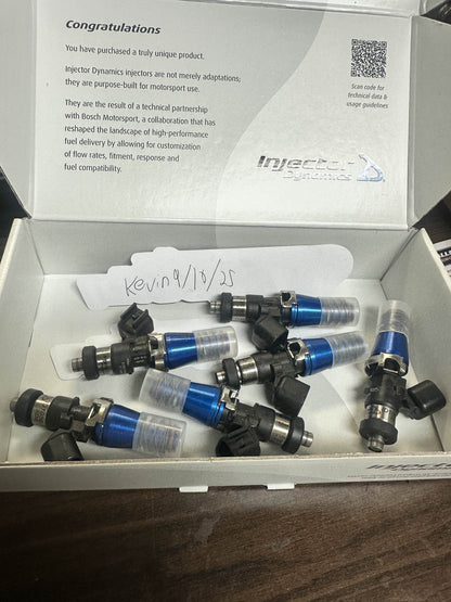 Injector Dynamics 1050x 11mm JZ injectors Slightly Used