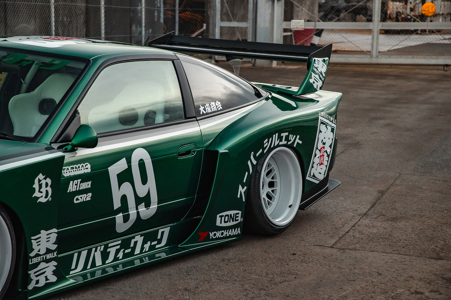 LB★Super Silhouette Nissan 180SX (89-94) Body Kit
