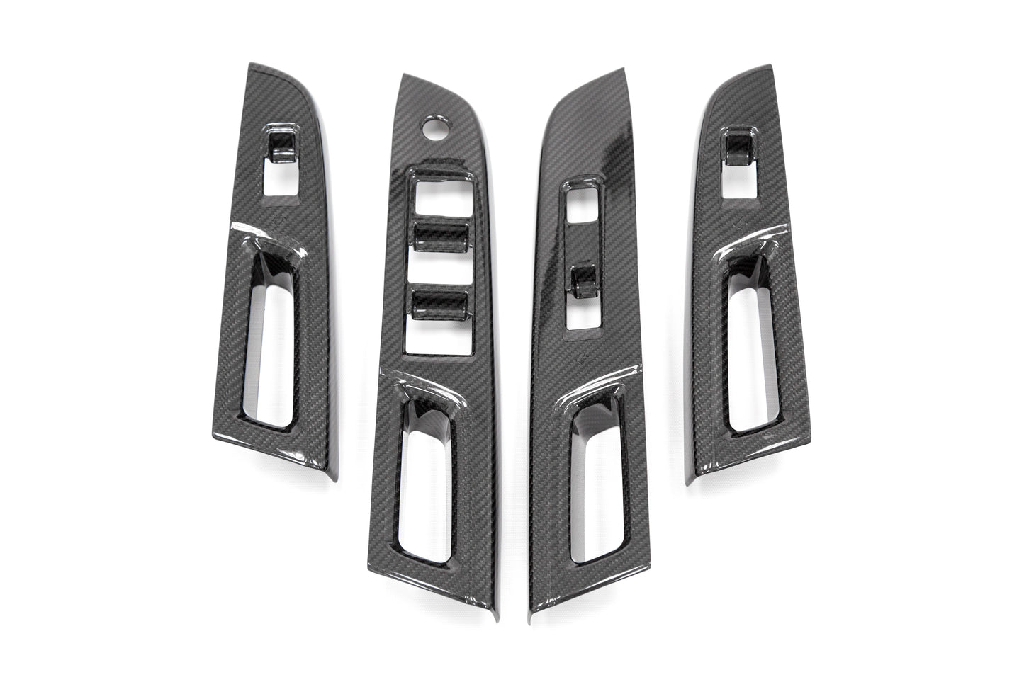 OLM LE Dry Carbon Fiber Switch Panel Covers (Version 17) - 2017 Subaru WRX / STI