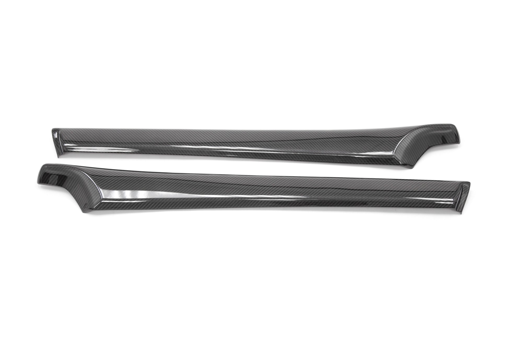 OLM LE Dry Carbon Front Door Trim Upper Panels - 2015-2021 Subaru WRX / STI