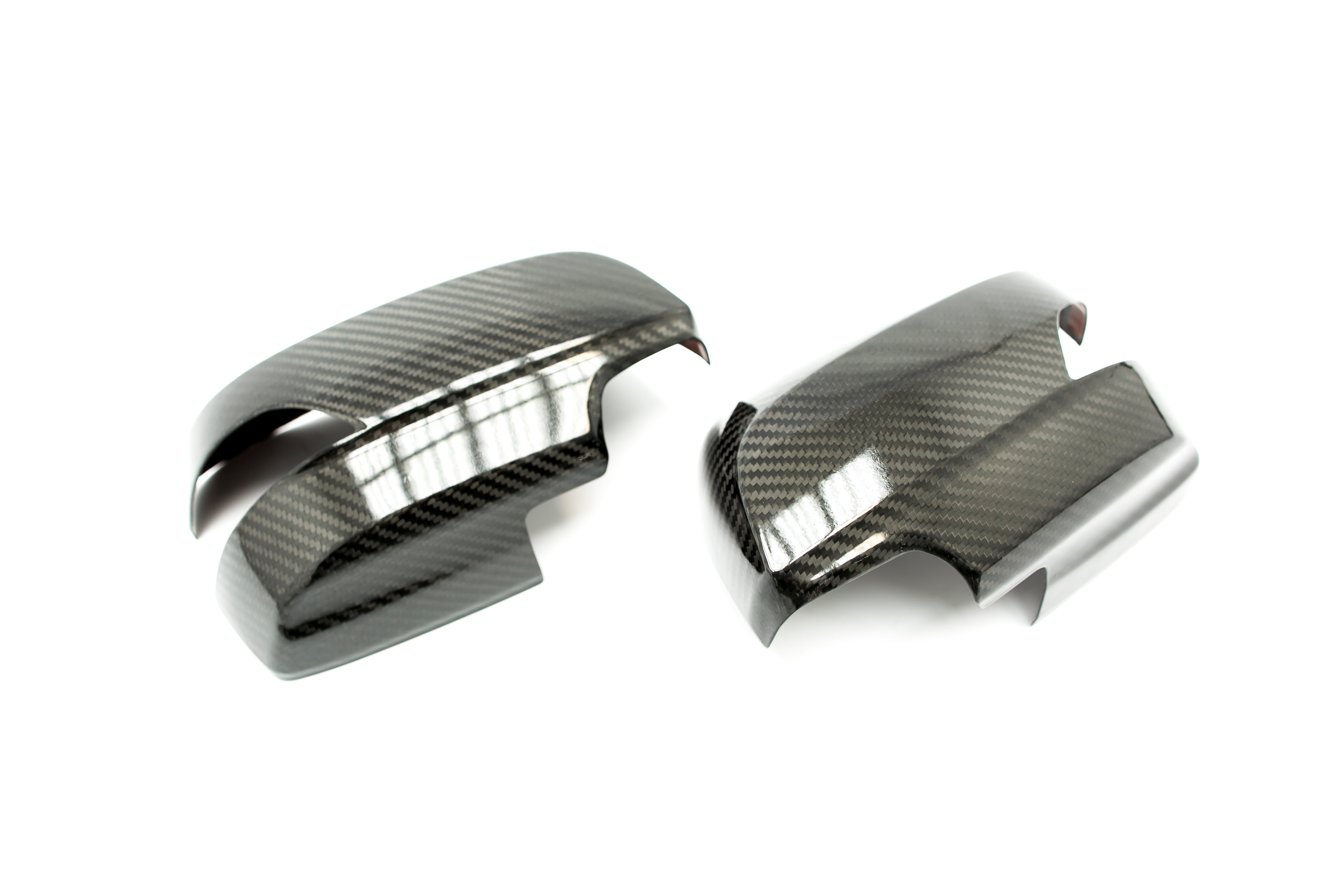 OLM LE Dry Carbon Fiber Full Mirror Covers w/ Turn Signal Hole - 2015-2021 Subaru WRX / STI