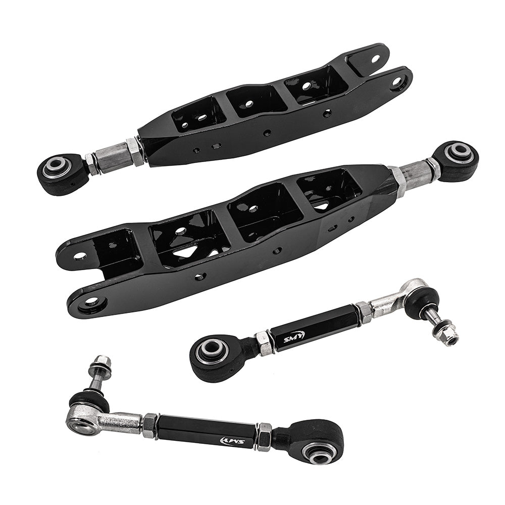 SMY Pillow Ball CNC Aluminum Adjustable Rear Control Arm / Toe Kit - 2008-2024 Subaru WRX / 2008-2021 STI / 2013-24 BRZ