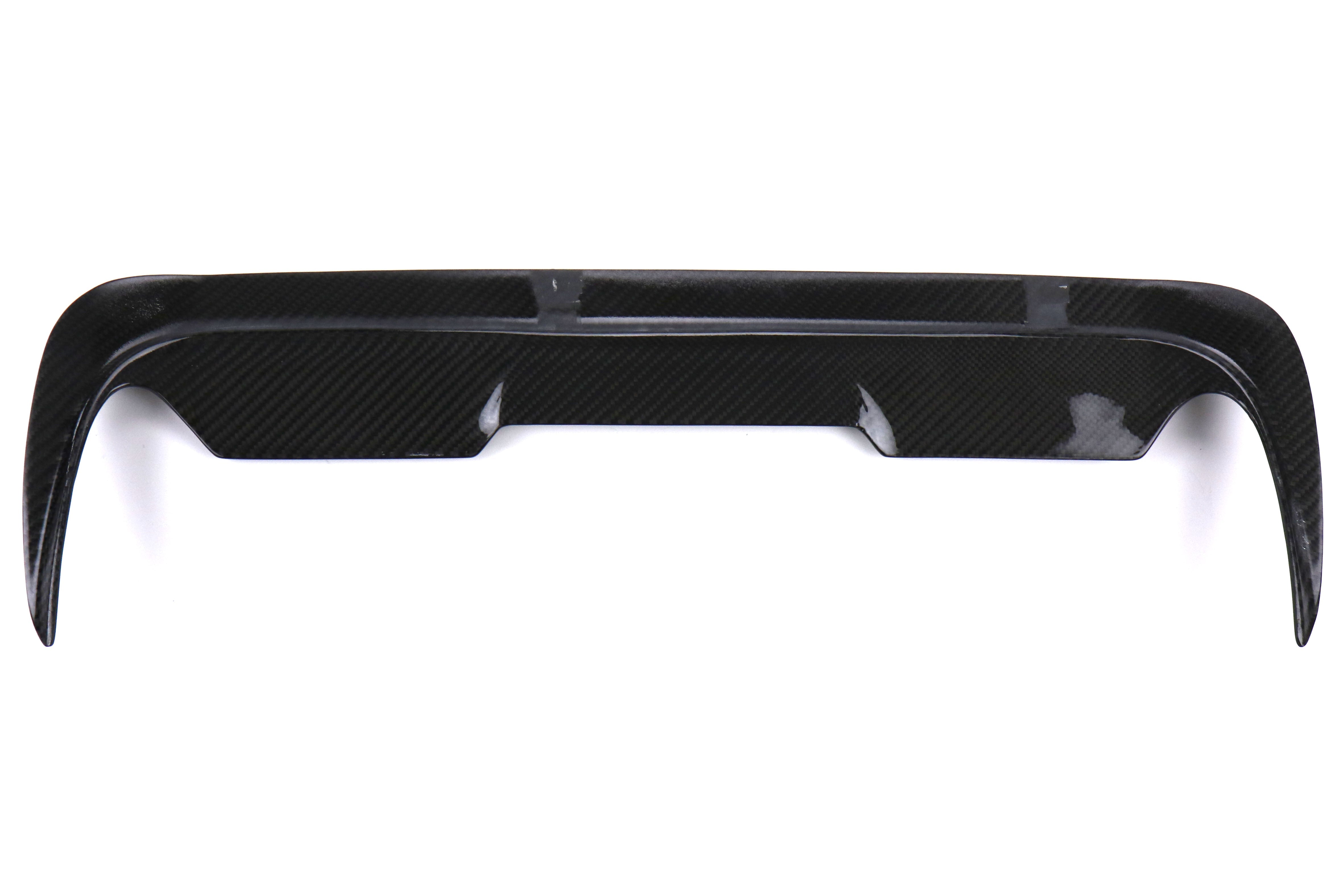 OLM BM Style Carbon Fiber Hood Scoop - Gloss Black - 2015-2021 Subaru WRX / STI