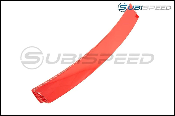 OLM Kaze Style Paint Matched Roof Spoiler - Pure Red / Ablaze (M7Y) - 2015-2021 Subaru WRX / STI