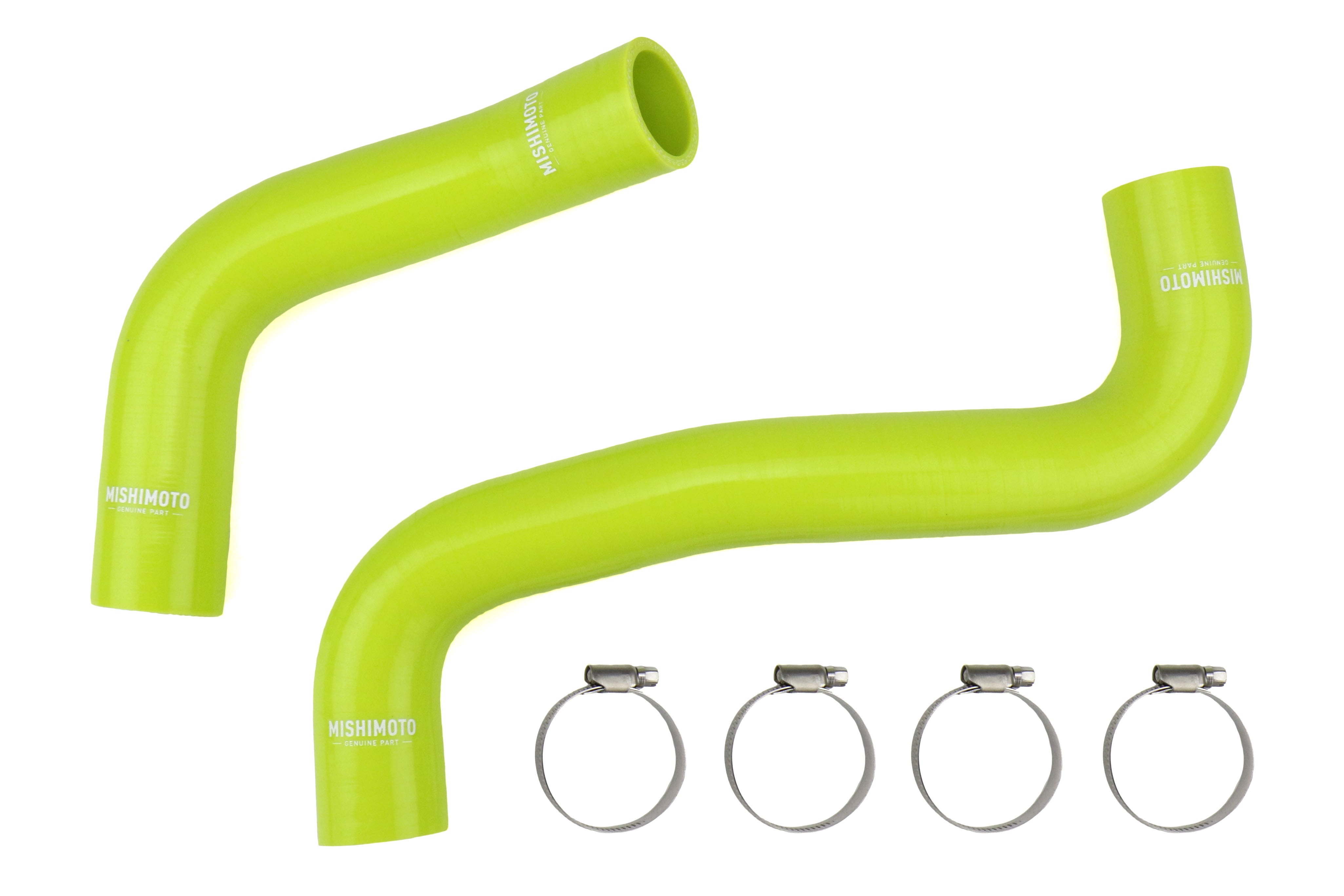 Mishimoto Radiator Hose Kit Neon Yellow - Subaru Models (inc. 2008-2021 STI / 2008-2014 WRX)